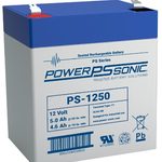 法国POWER-SONIC蓄电池 PS-1250 旋转式割草机12V5AH电池