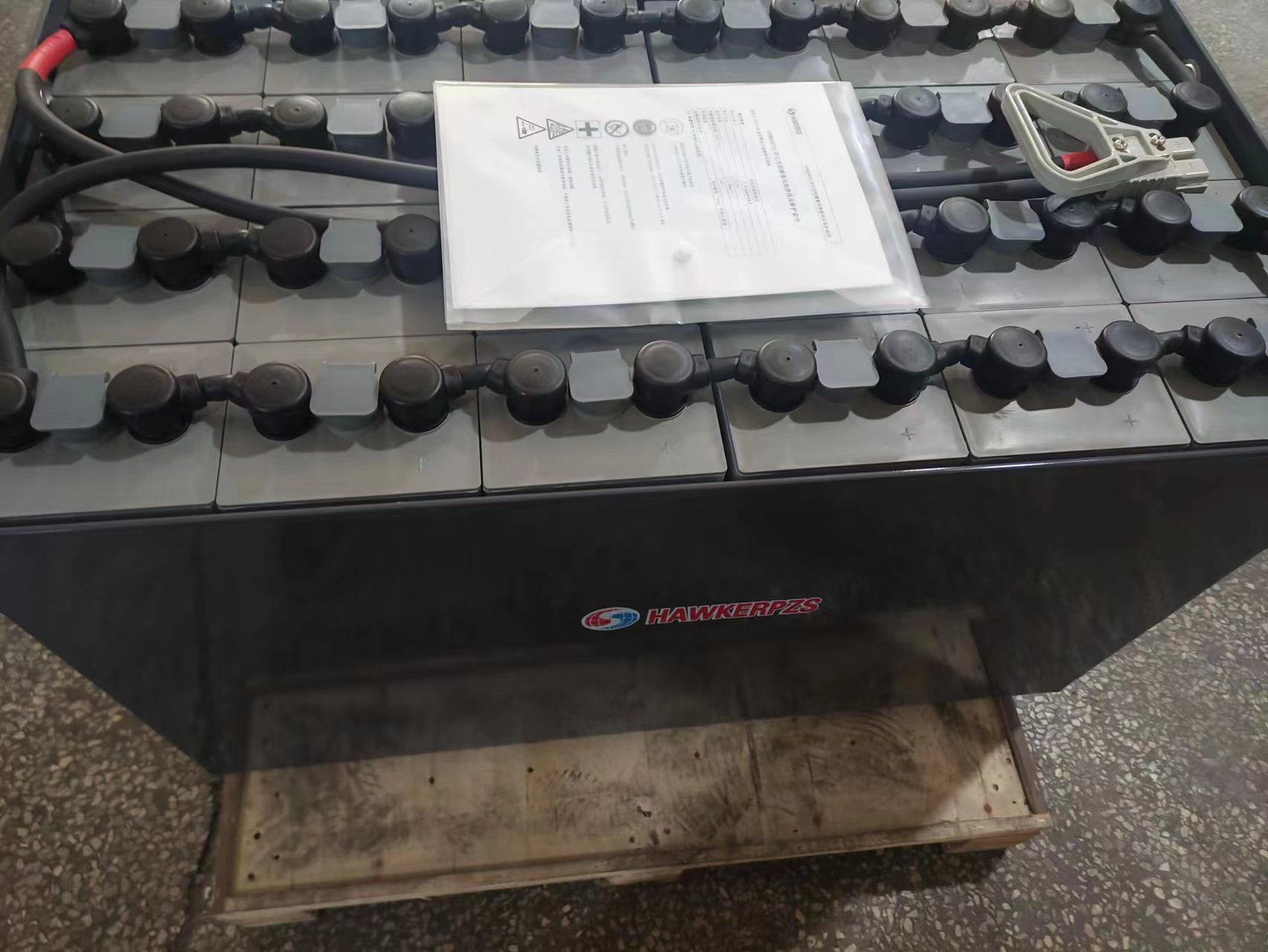 HAWKERPZS霍克叉车蓄电池   牵引式免维护动力电池组