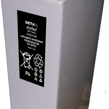 德国DETA银杉蓄电池6OPZV600/2V600AH胶体电池