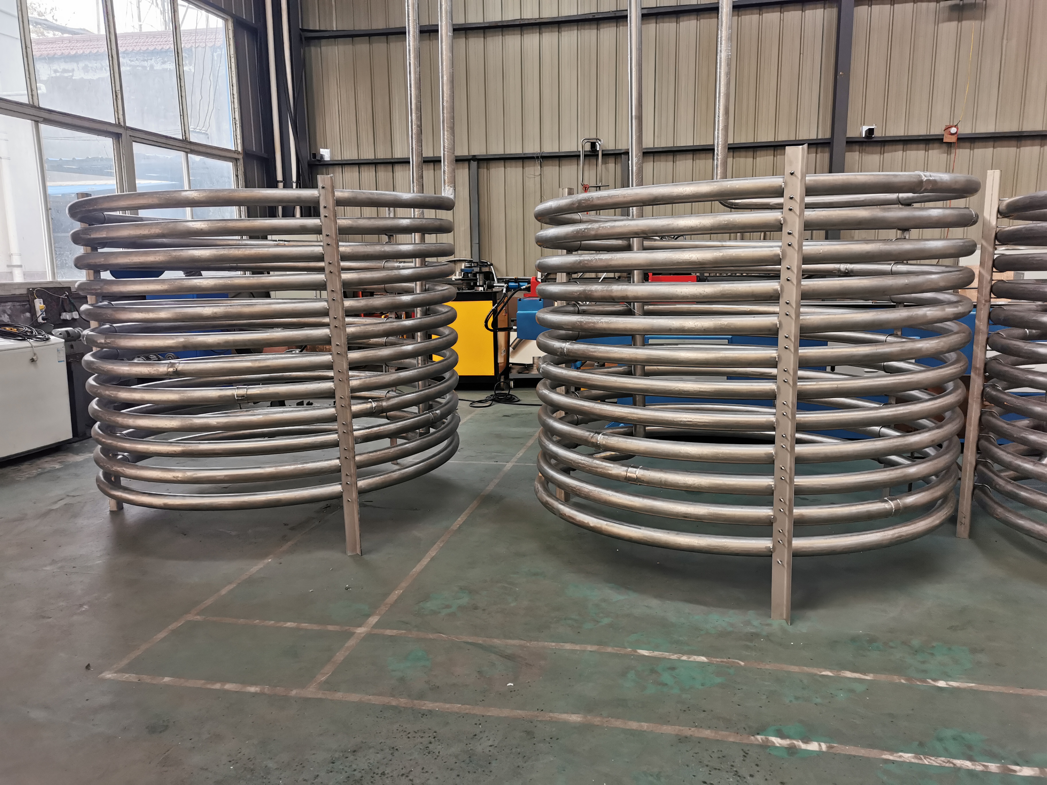 欣旺腾加工TA2钛合金换热盘管 盐碱罐内置换热钛盘管