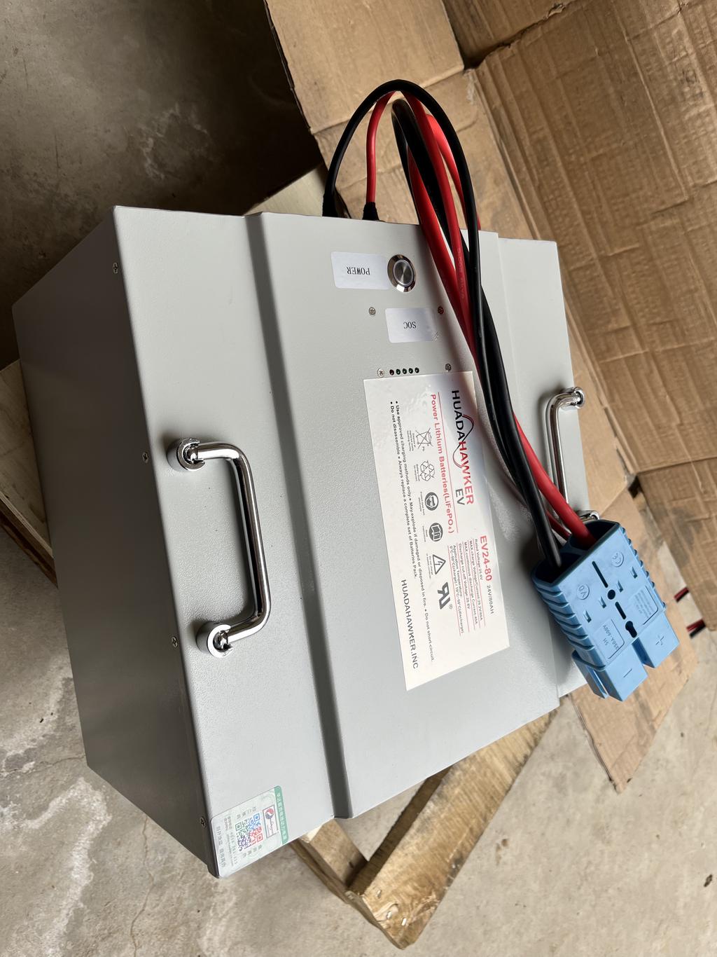 霍克Safe AGV锂电池EV48-160磷酸铁锂免维护电池 48V160AH 锂电池