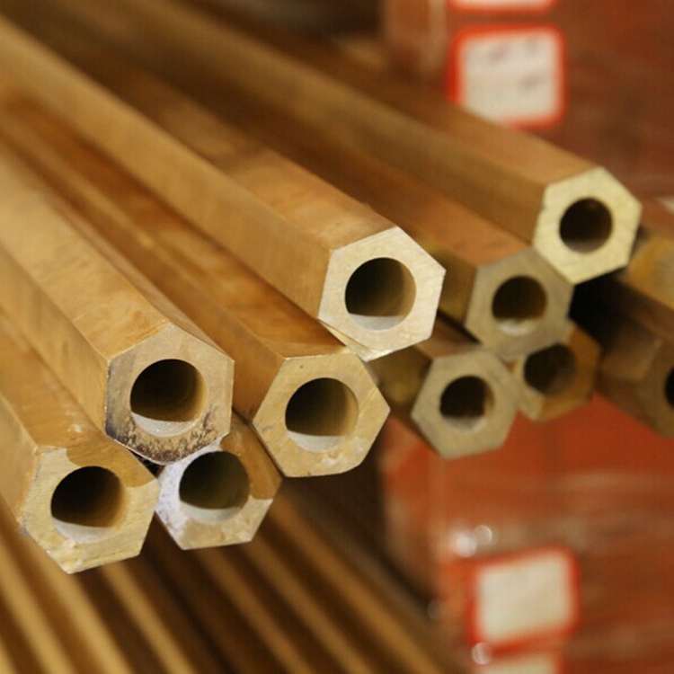 免费切割黄铜方管环保H65黄铜方管H62直角黄铜方管六角黄铜管