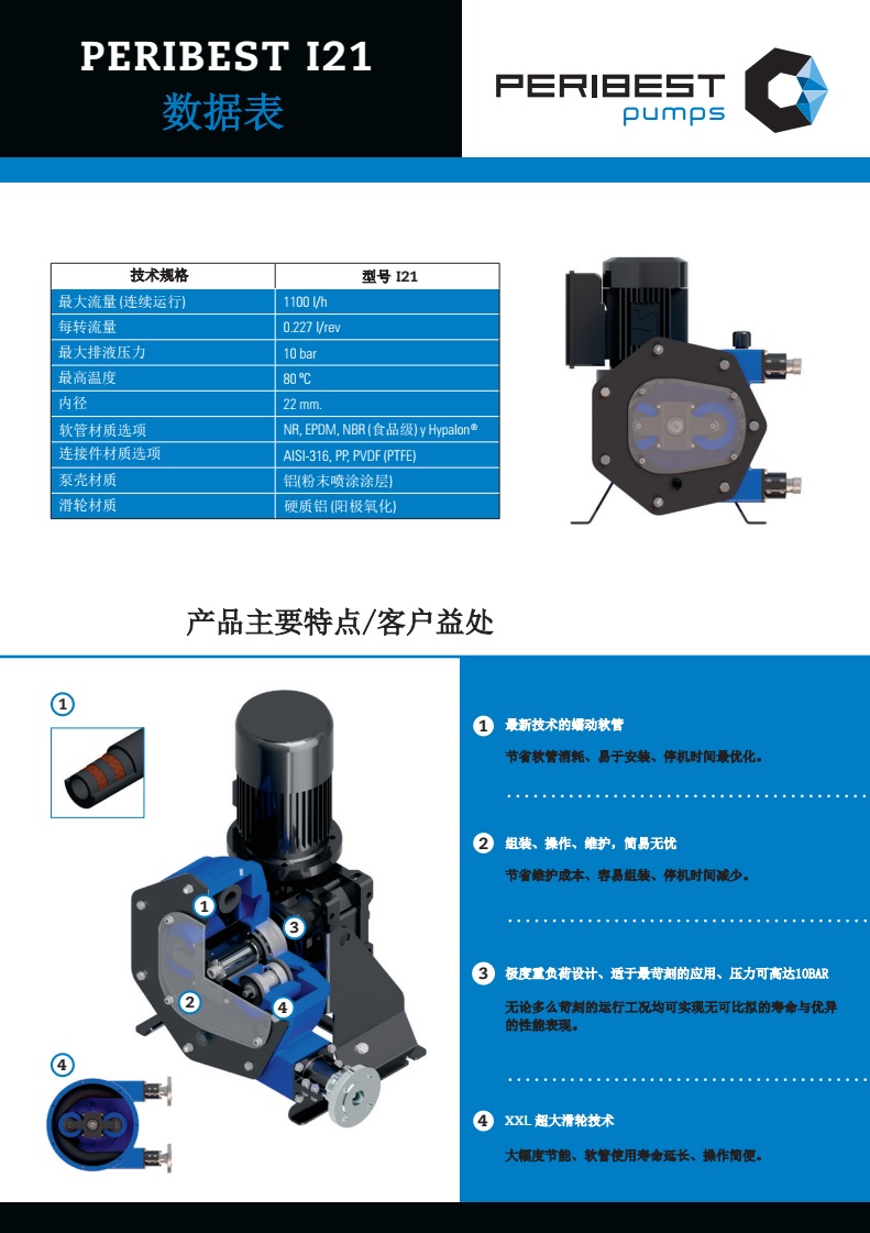 西班牙Peribest软管泵(工业）-I21