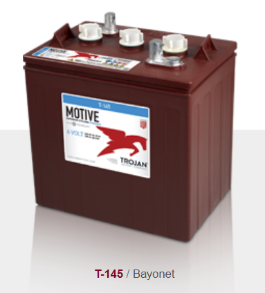 原装进口美国Trojan邱健蓄电池T-145  6V260AH升降机专用