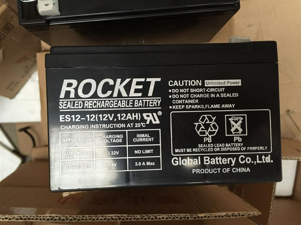ROCKET蓄电池ESH40-12光伏发电12V40AH