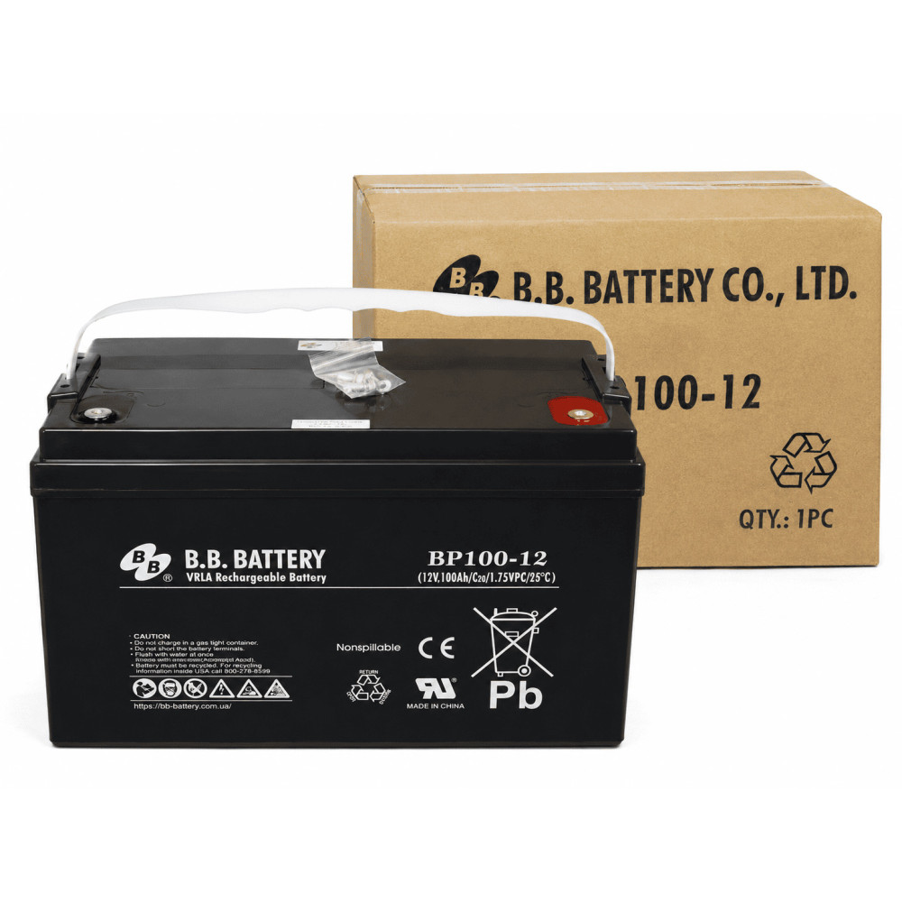 BB镁镁蓄电池 BP100-12 12V 100Ah 医疗设备 深循环电池
