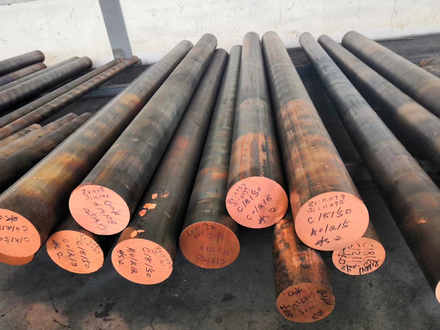 C1100紫铜棒 T2紫铜棒 电极紫铜棒 无氧紫铜棒 耐腐蚀 易削铜棒