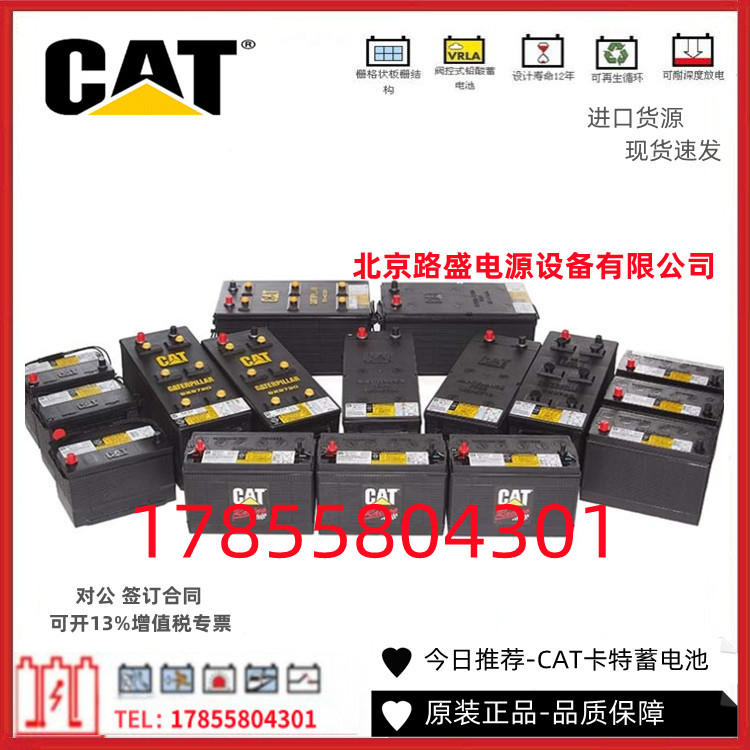 德国CAT卡特蓄电池9X3404 12V100AH 柴油发电机卡车电瓶 现货包邮