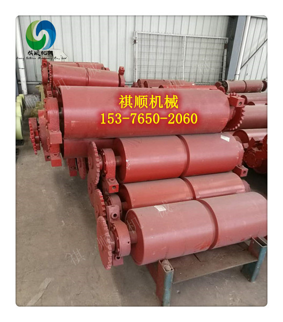给煤机传动滚筒阻燃包胶滚筒 320*900滚筒