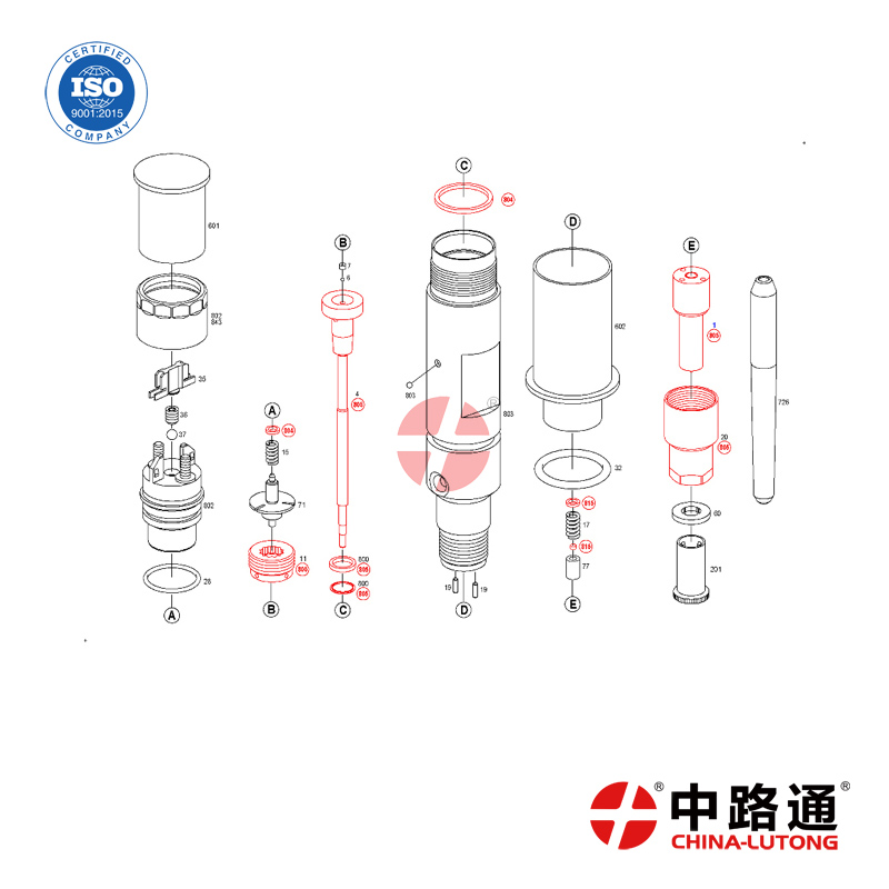 玉柴YC6J喷油器 0 445 120 343