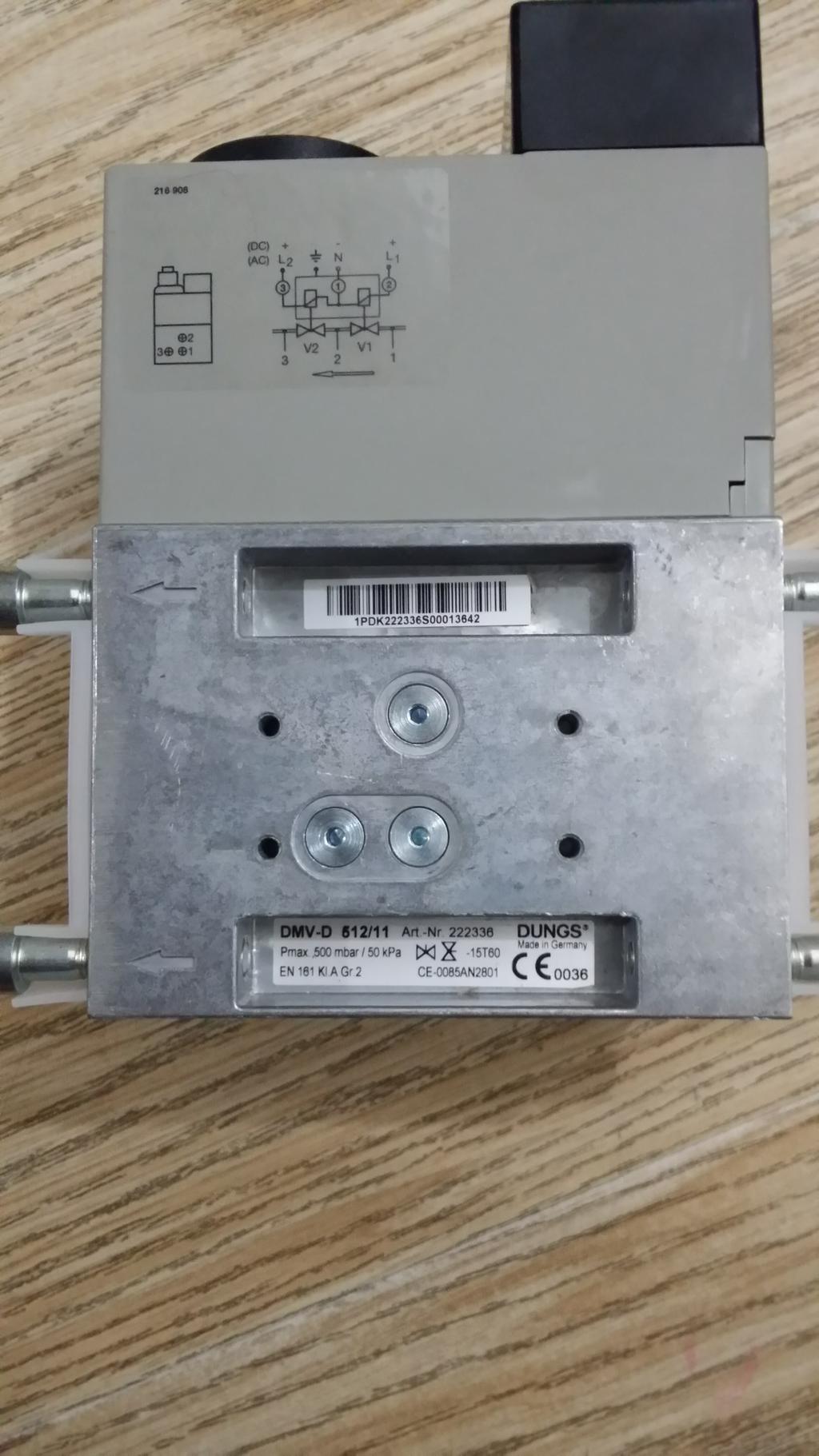 DUNGS慢开双电磁阀DMV-DLE520/11螺纹2"说明书