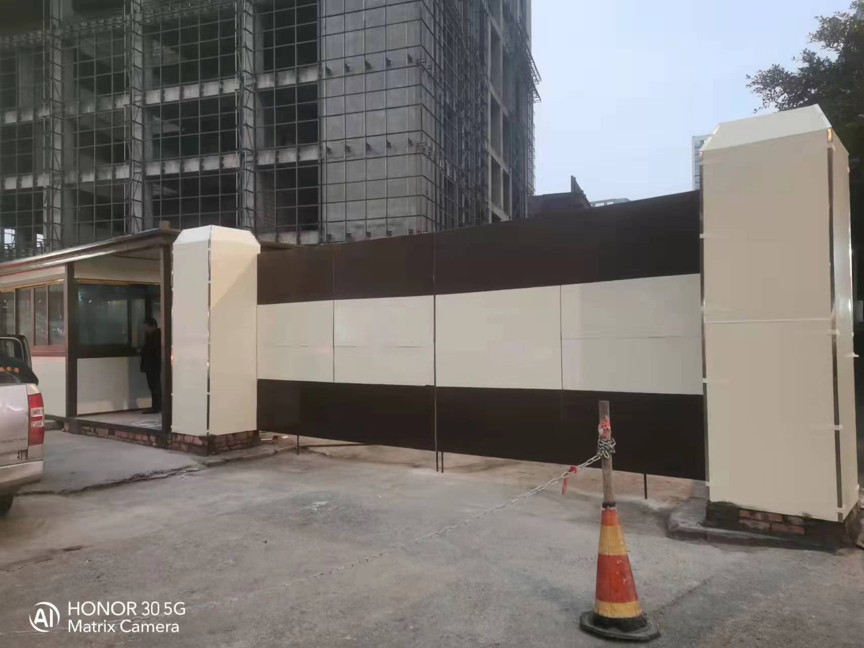重庆建筑工地施工大门柱工地形象招牌门头柱工地大门立柱门头柱