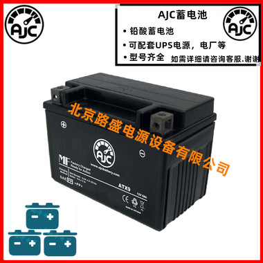 AJC蓄电池D100S 12V100AH铅酸电池通讯基站