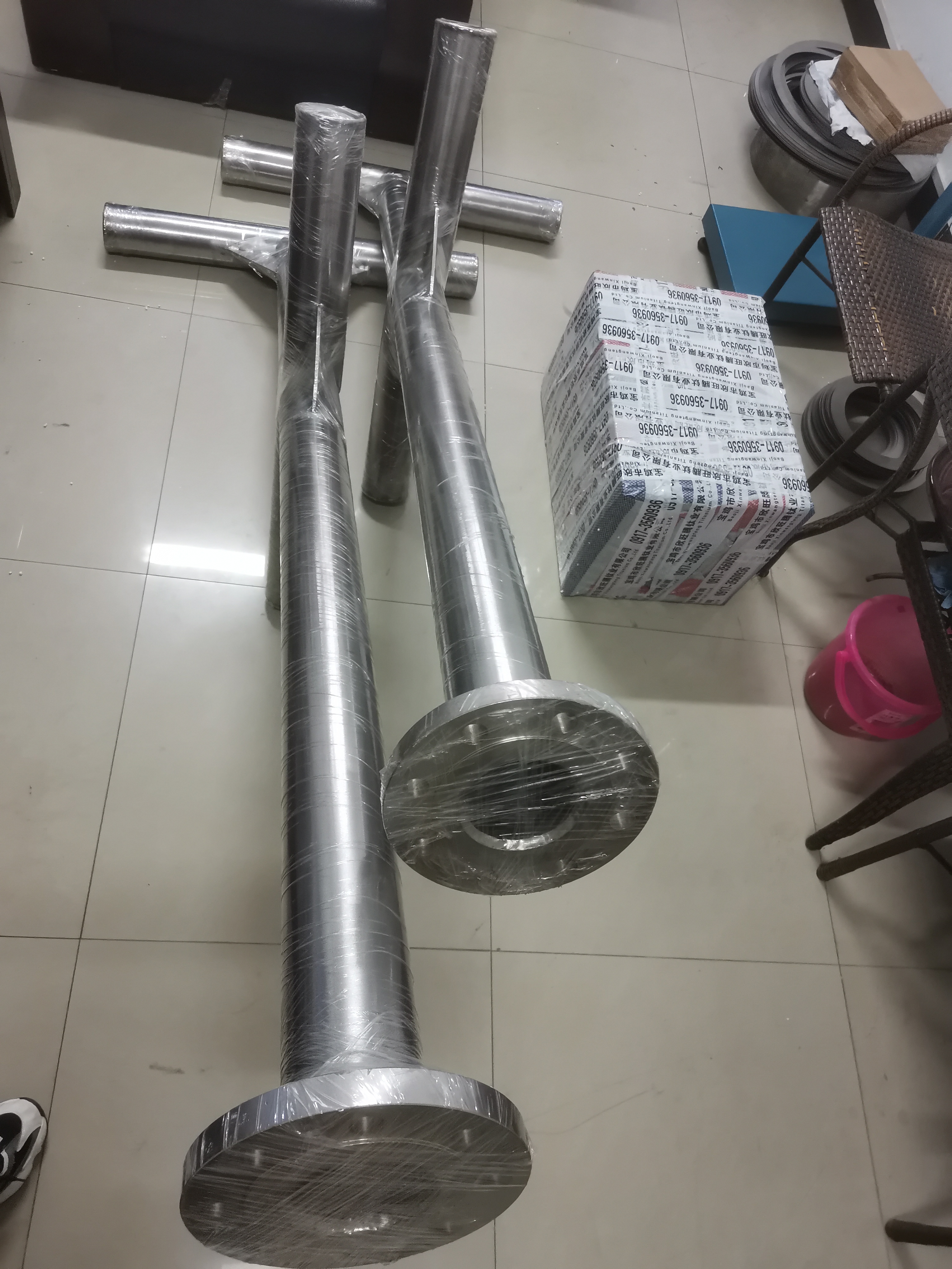 欣旺腾加工定制TA2钛合金温度套管 钛合金测温管 化工高精密度测温管