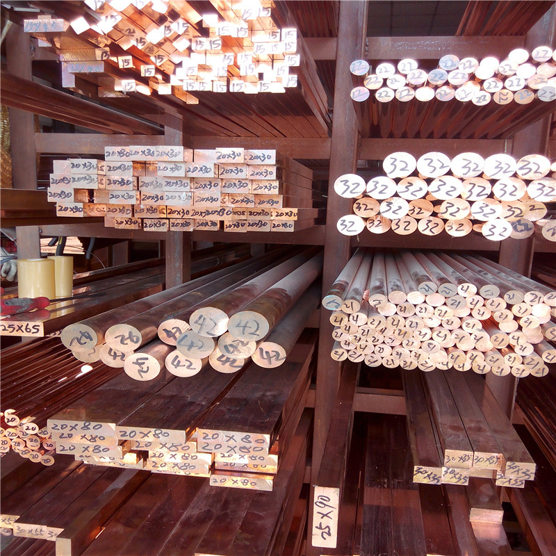 紫铜六角棒 紫铜方形棒 黄铜圆棒实心六角棒