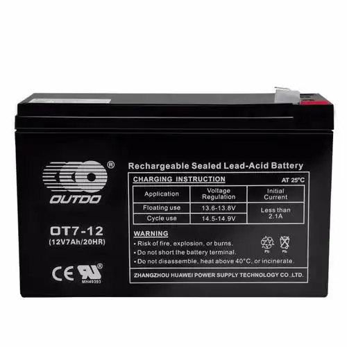 奥特多蓄电池OT7-12 12v7ah代理商