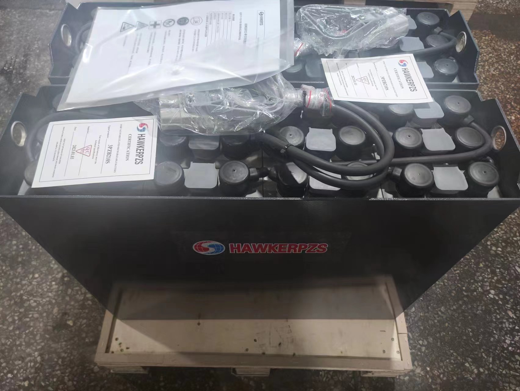 HAWKERPZS霍克工业叉车电池  前移式叉车5PZS775