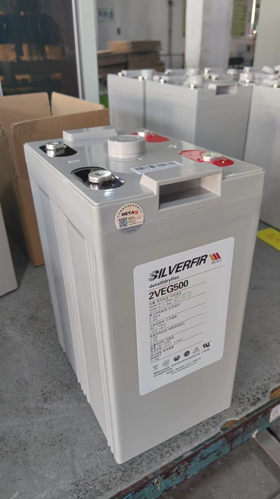 德国银杉DETA SILVERFIR 阀控铅酸电池 6OPZV600应急系统  控制设备