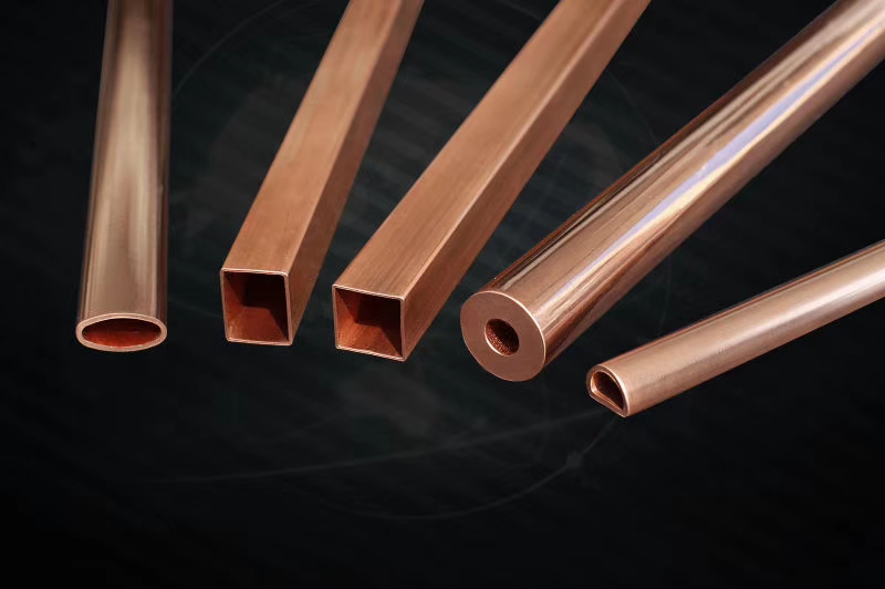 紫铜管 空心铜管 紫铜盘管 硬态直管空调圆管2/3/4/5/6/8/10/12MM 6*1