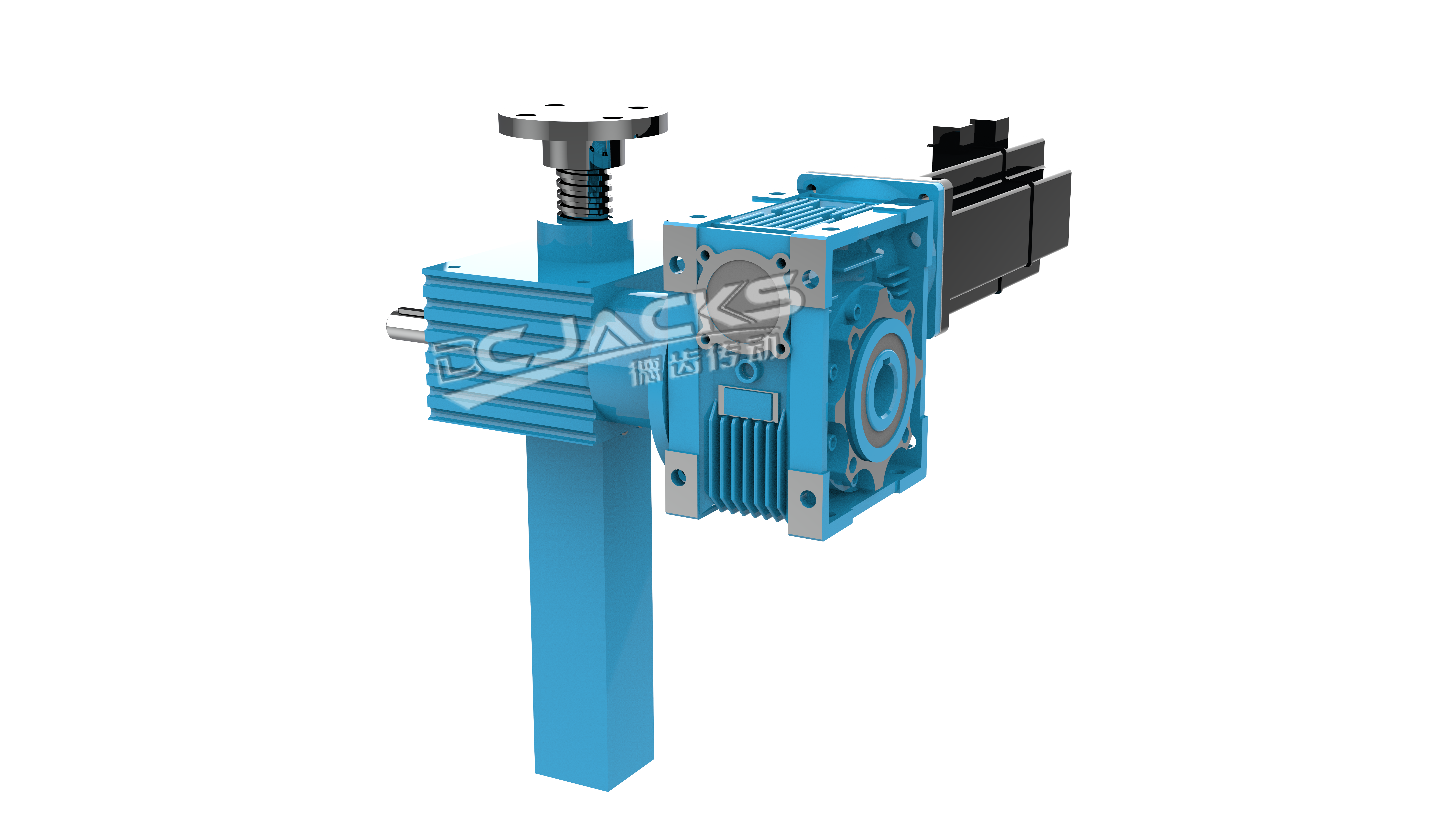精密手动螺旋升降机蜗轮螺杆蜗杆升降装置同步升降