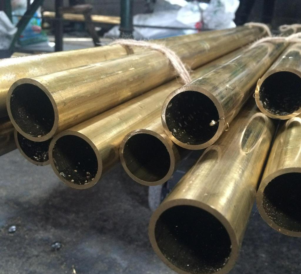 H65黄铜管H62H68薄壁铜端子环保毛细黄铜管H59 笔管精密切割加工