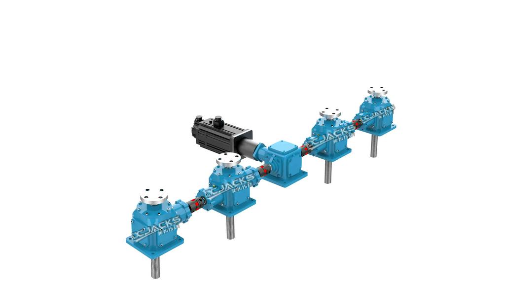伞齿锥齿轮螺旋丝杆升降机 蜗轮蜗杆多台同步升降平台