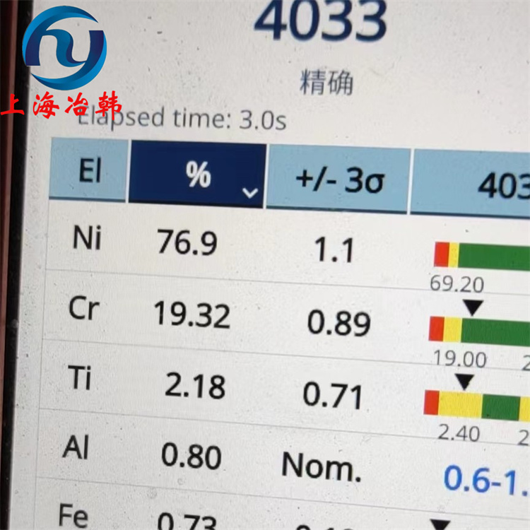 GH33镍基高温合金 GH33对应国内牌号