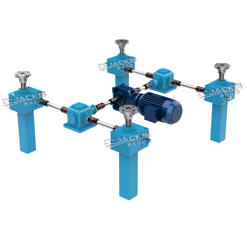 螺旋升降机联动平台 丝杆升降平台 定制同步升降机构