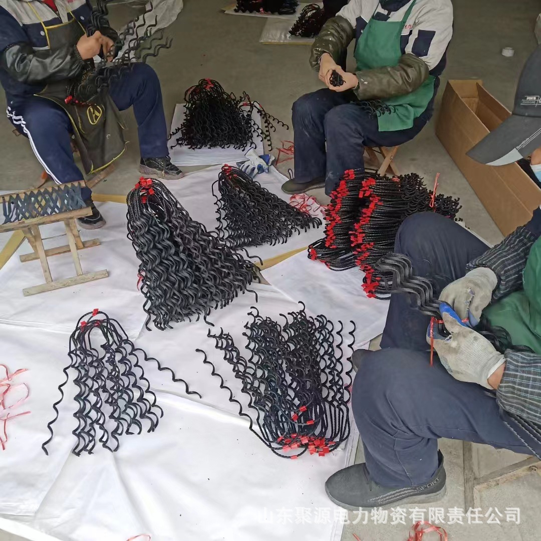 涂塑预绞丝CB35 /70 /120外贸出口耐张预绞丝  山东绝缘绑线厂家
