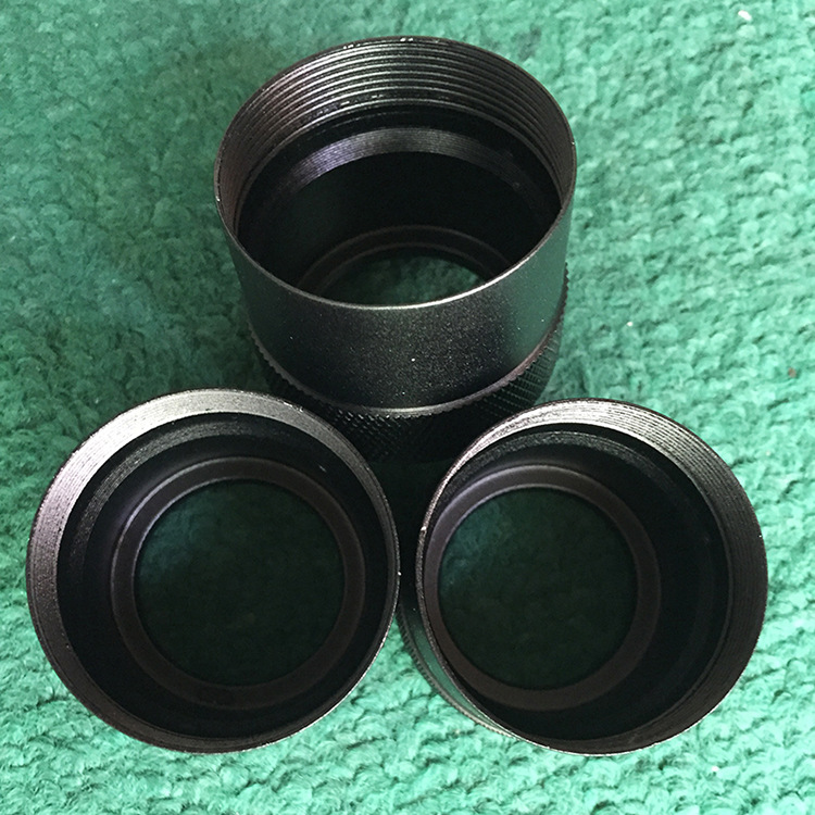 6063阳极氧化铝管 彩色铝板 氧化铝片 黑色亮面铝管 喷砂铝管