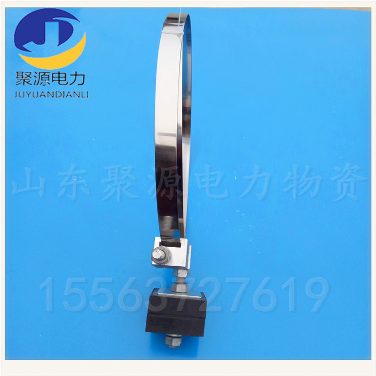 山东聚源ADSS光缆引下线夹 绝缘型引下夹具 杆塔用引下线夹直销