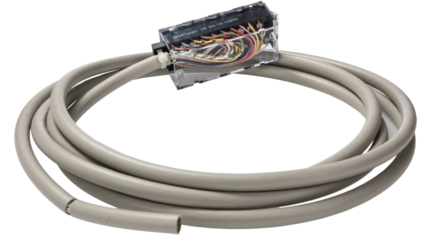 施耐德 BMXFTW3012 0 针预接线电缆组件