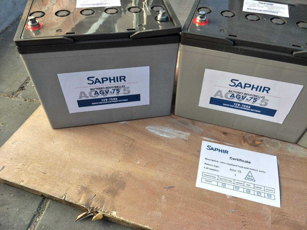 法国SAPHIR蓄电池 法国时高蓄电池 12V150AH 胶体电池NP150-12