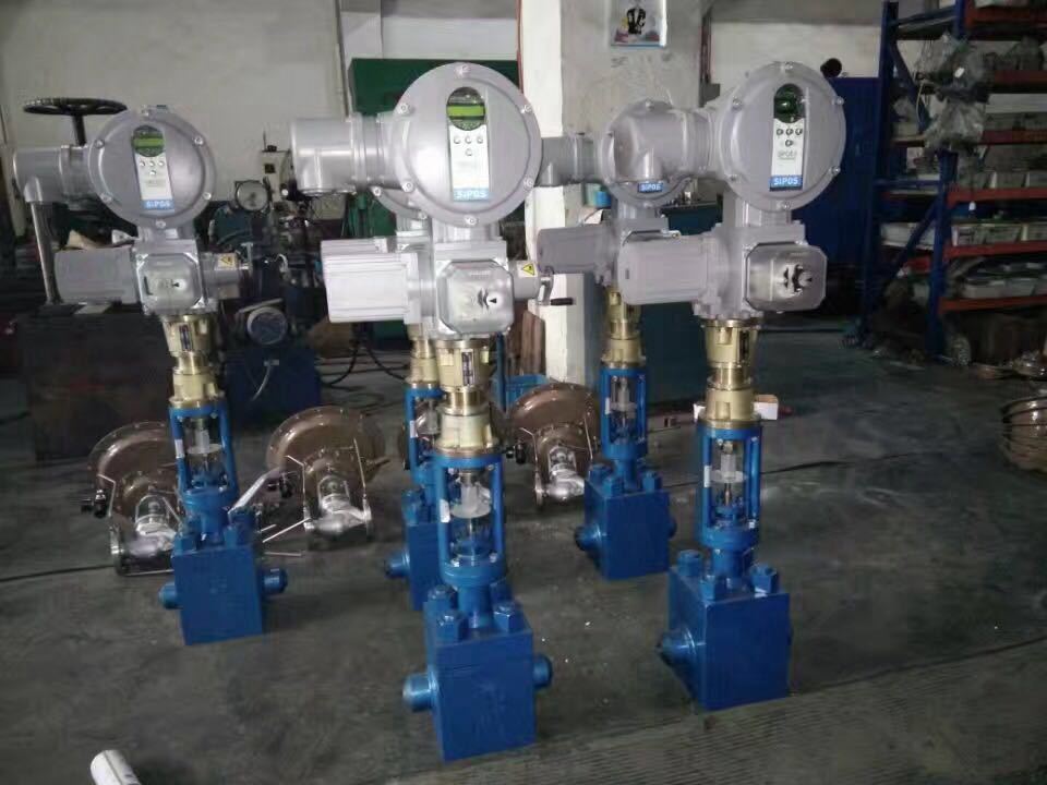 进口电动流量调节阀 控制阀电力冶金化工石油轻纺制药造纸等