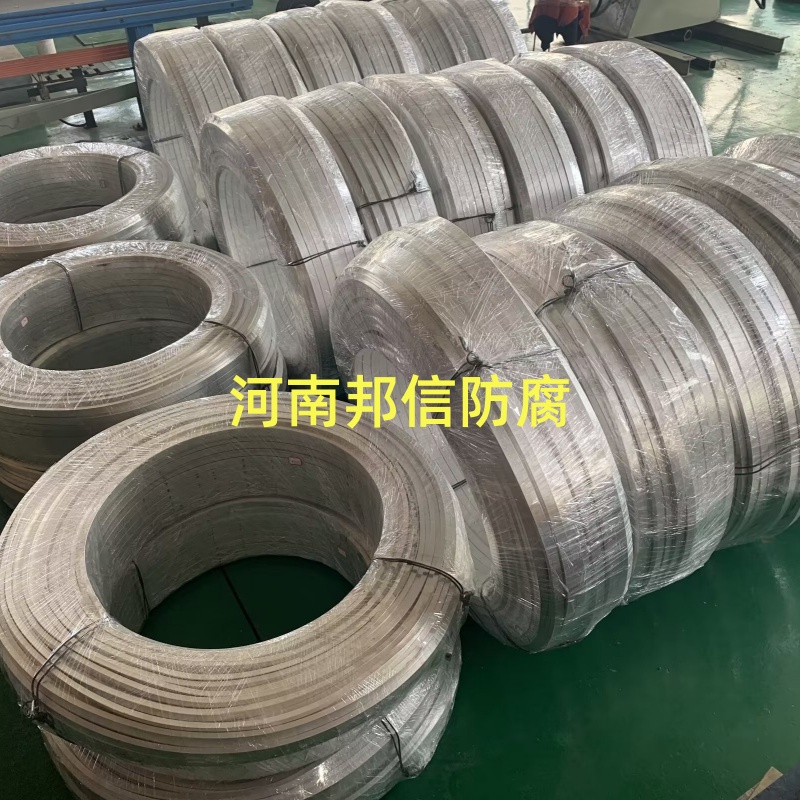 带状锌阳极锌合金牺牲阳极管道临时阴极保护