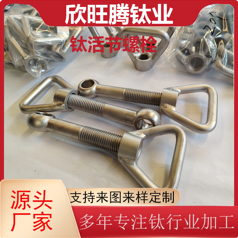 现货TA2钛合金活节螺栓  活节螺栓  化工高强度钛合金活节螺栓  