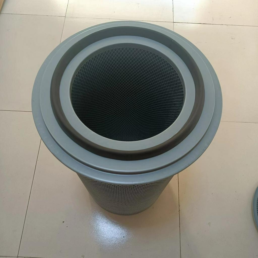 法兰除尘滤芯滤筒定做-法兰卡盘除尘滤芯厂家-固安恒诺