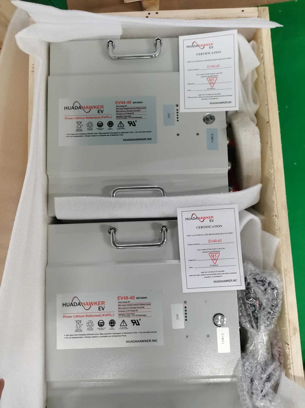 霍克AGVSafe磷酸铁锂电池EV48-50 48V50Ah支持RS485通讯 全新原装