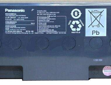 日本松下Panasonic蓄电池LC-P06126V12AH耐冲击性