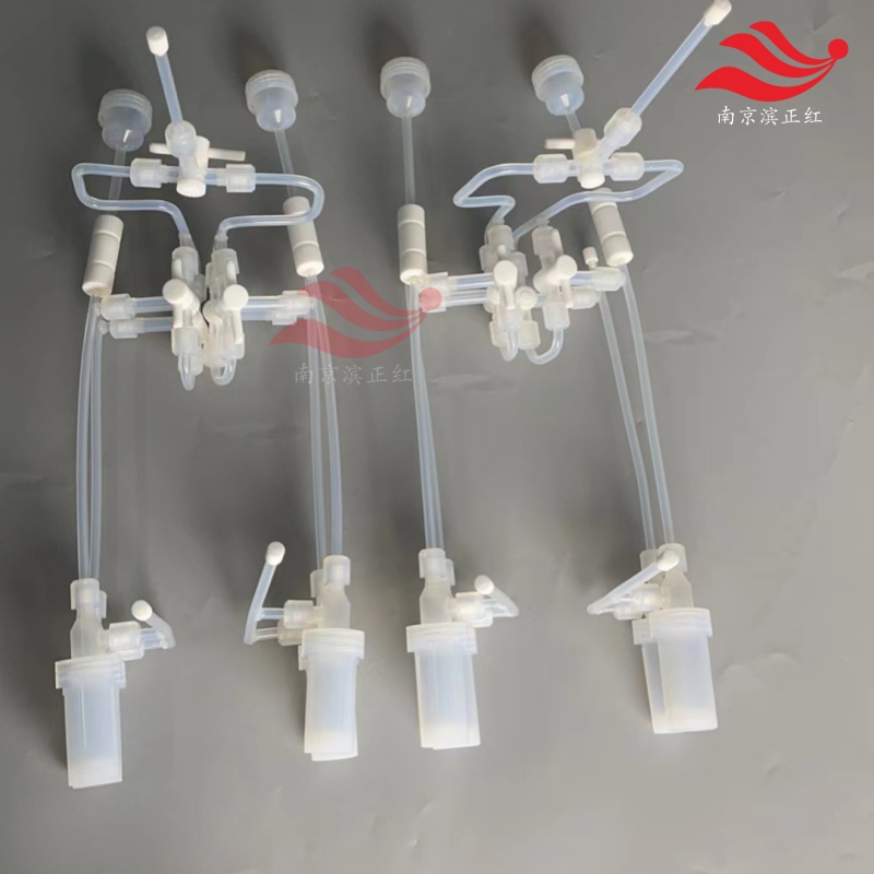 PFA吹扫瓶特氟龙气体吹扫装置半导体前驱体用吸收瓶