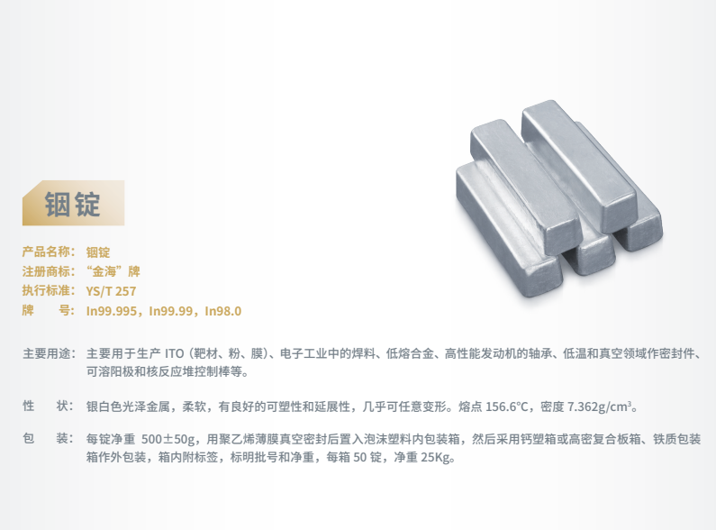 出售金海牌锑锭、锡锭