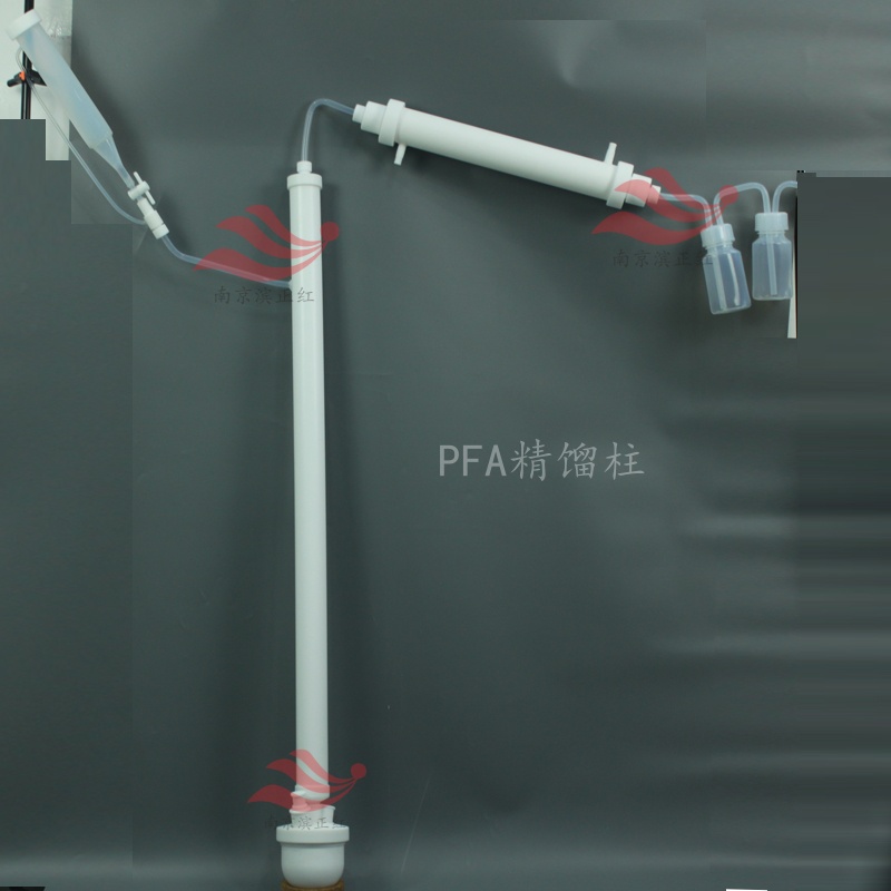 定制恒压蒸馏吸收装置氟化氢蒸馏器四氟反应瓶四氟冷凝管反应釜