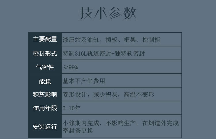 10米X10米大型烟道挡板门