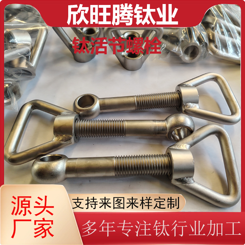 现货TA2钛合金活节螺栓  活节螺栓  化工高强度钛合金活节螺栓  