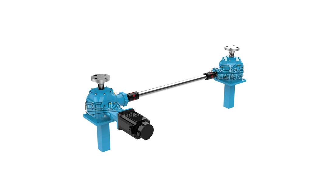 伞齿锥齿轮螺旋丝杆升降机 蜗轮蜗杆多台同步升降平台