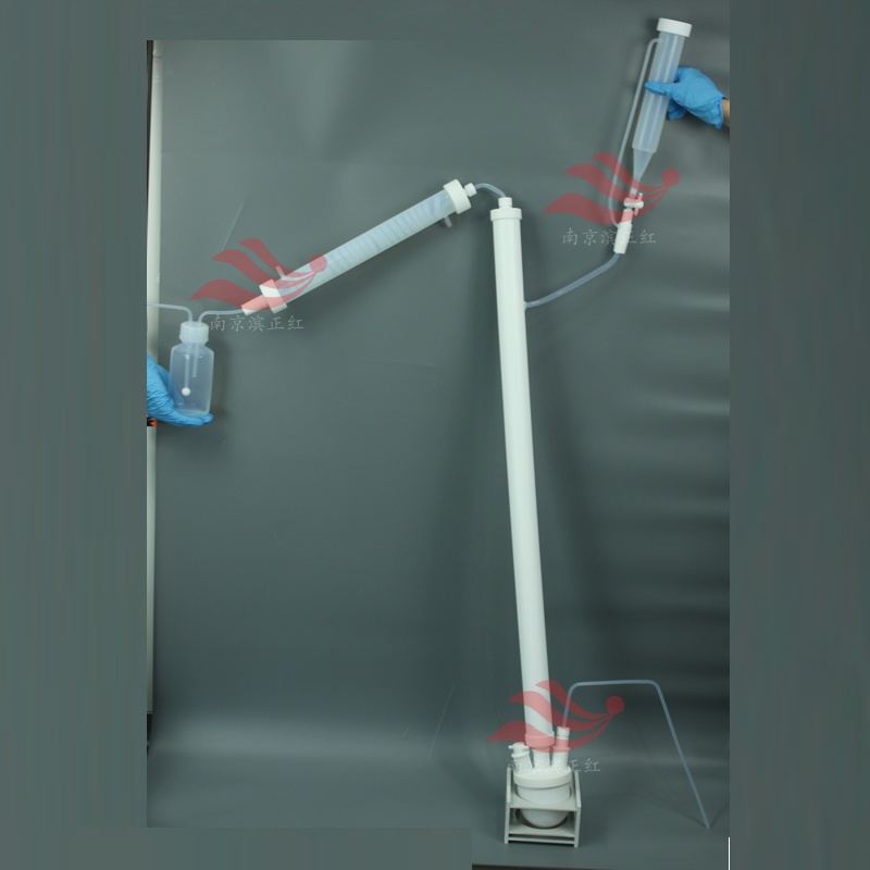 定制恒压蒸馏吸收装置氟化氢蒸馏器四氟反应瓶四氟冷凝管反应釜