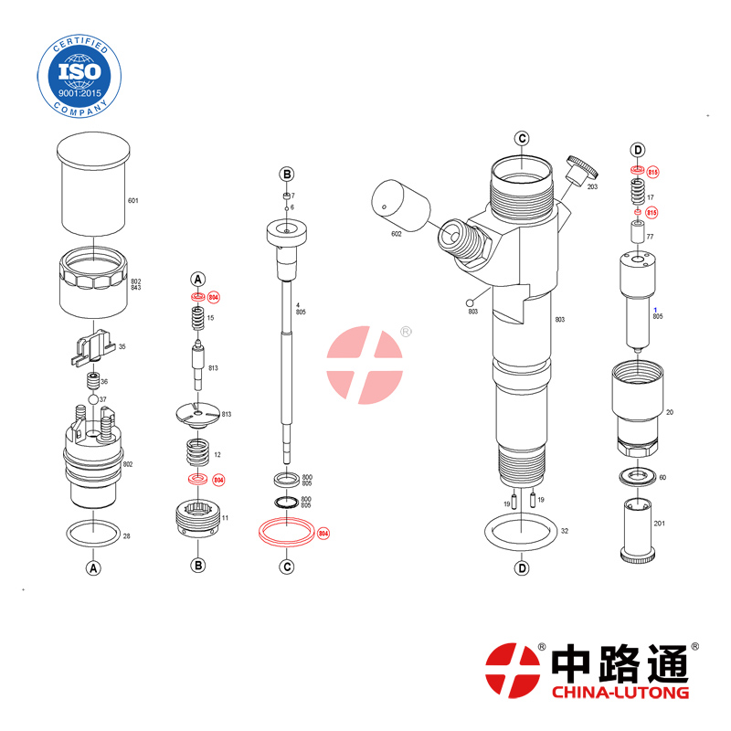 小松挖机电喷油器  095000-1211