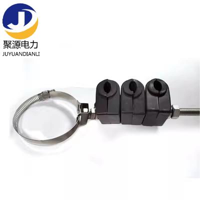 电缆固定基站用馈线线夹生产厂家1/2穿芯型304八孔馈线卡