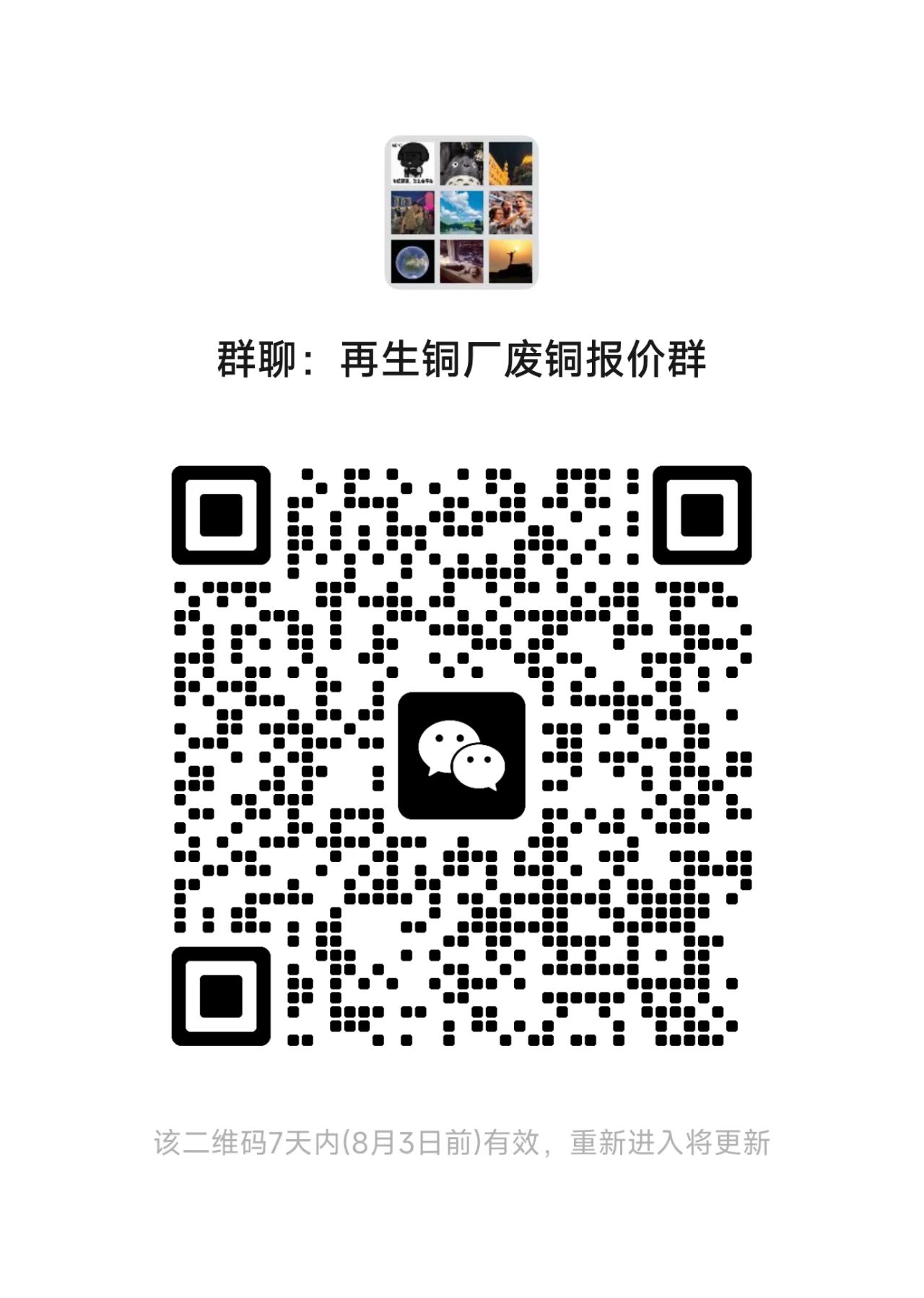 废铜，废铝、废锂电、废纸、废钢的行业报价群