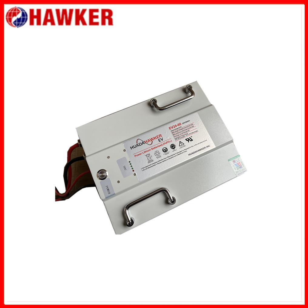 霍克HUADAHAWKER磷酸铁锂电池EV48-80动力AGVSafe牵引48V80AH电力